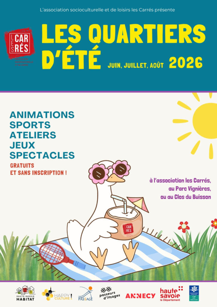 Éte 2026 – Quartiers d&rsquo;été !
