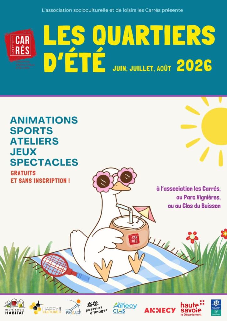 Éte 2026 – Quartiers d&rsquo;été !