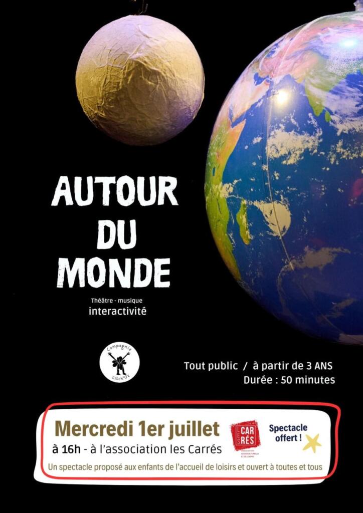 Mercredi 1er juillet à 16h : Autour du monde !