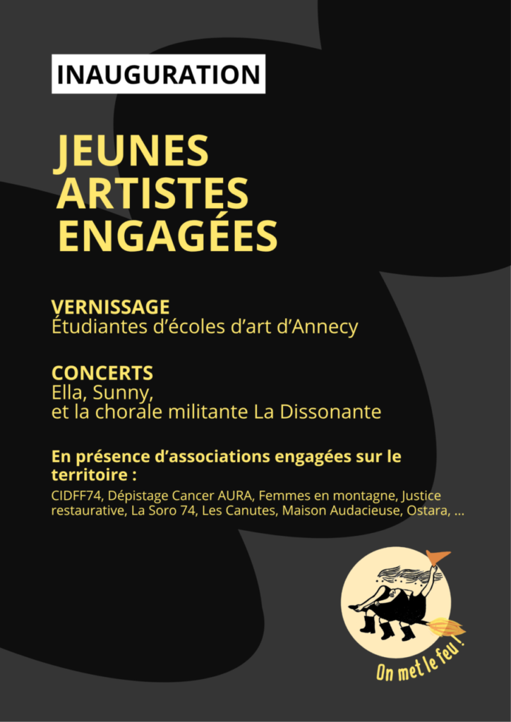 Lundi 19 oct à 18h30 : Soirée d’inauguration | Tout Feu Tout Femme